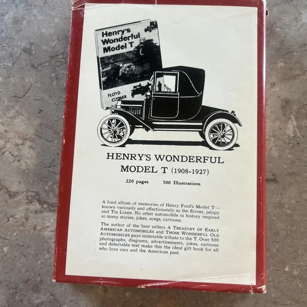 1955 Floyd Clymer's Historical Scrapbook Early Advertising
